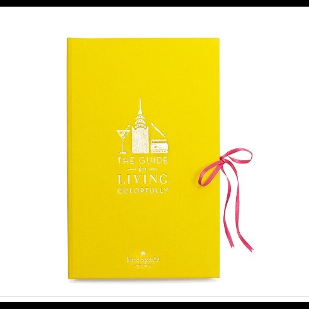 NWOT Kate Spade: Guide to Living Colorfully Books